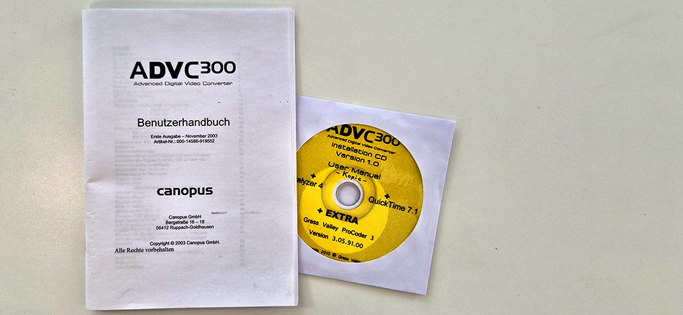 Canopus ADVC-300 Analog-DV-Konverter (Miete) – Bild 5