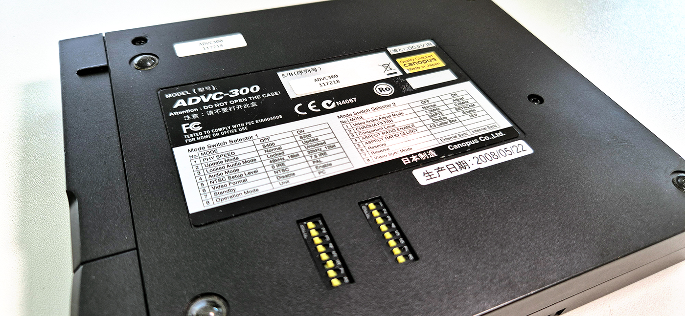 Canopus ADVC-300 Analog-DV-Konverter (Miete) – Bild 12