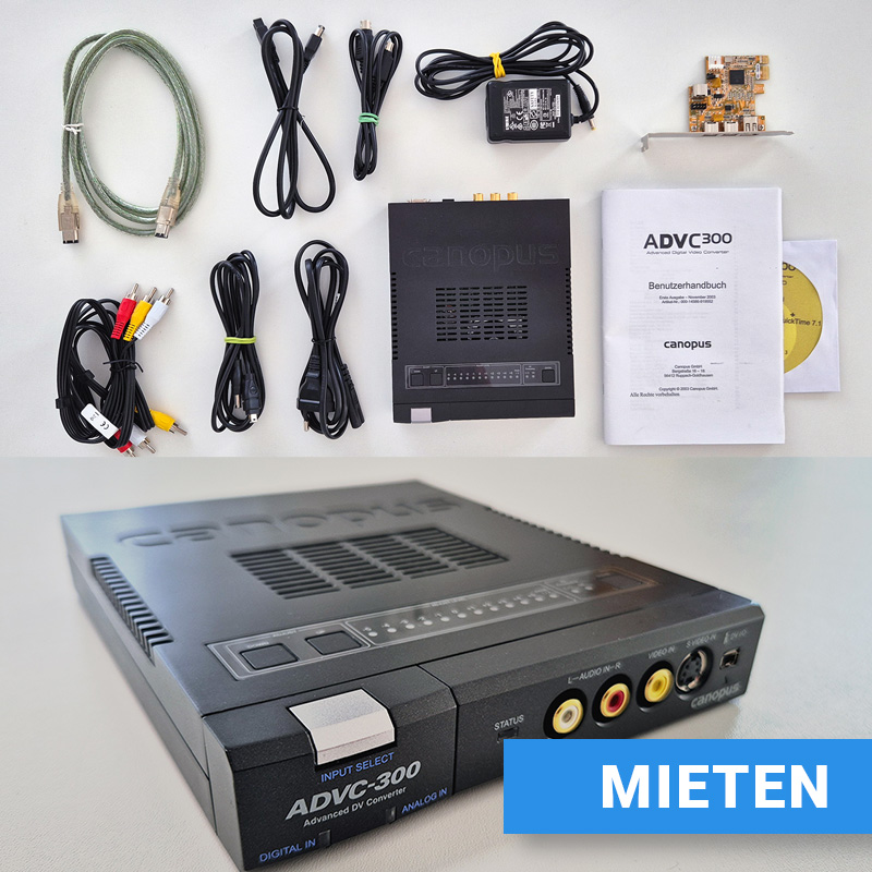 Canopus ADVC-300 Analog-DV-Konverter (Miete)