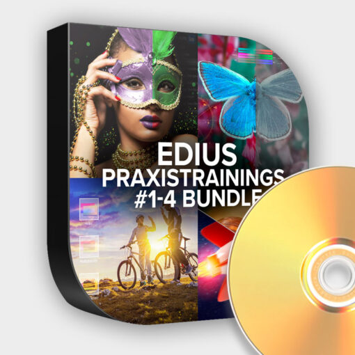 EDIUS Praxistraining #1-4 Set zum Sparpreis (DVD)