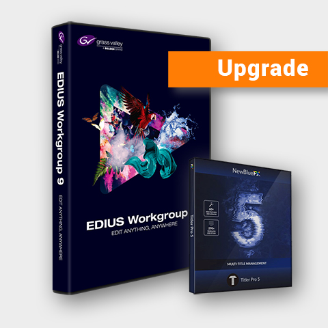 Edius Workgroup 9 Upgrade von Edius Workgroup 8