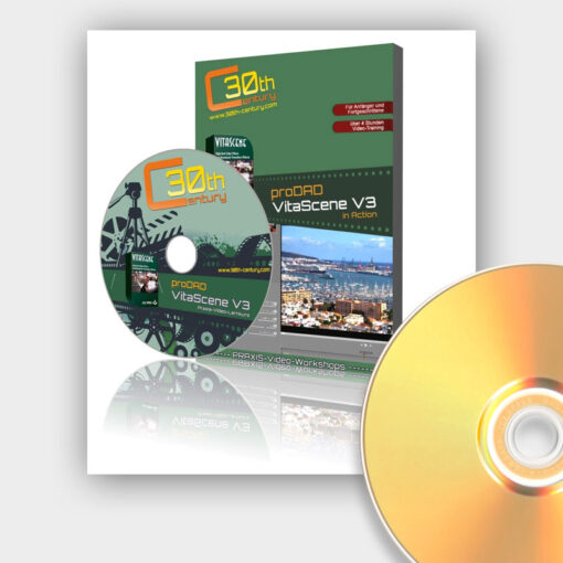 Lernkurs zu ProDAD Vitascene auf deutsch - DVD