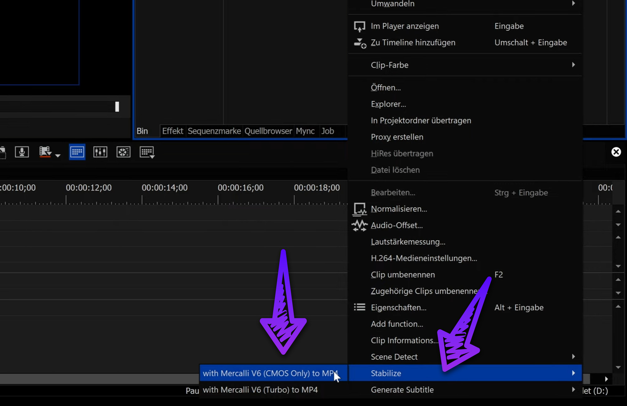 Mercalli V6 SAL & CLI für EDIUS – Bild 2