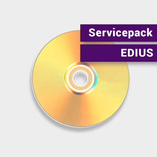 Servicepack mit aktuellster EDIUS-Version auf DVD